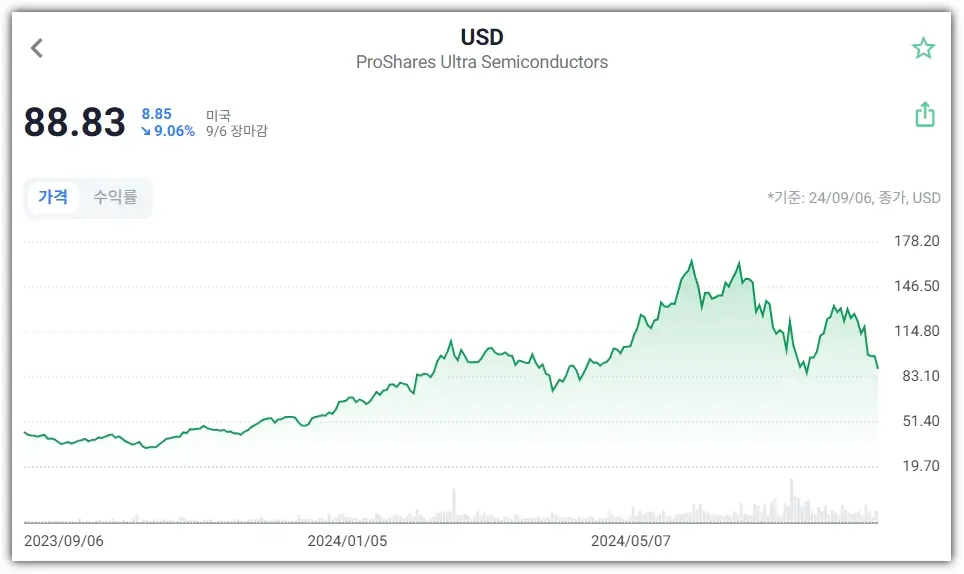 미국 반도체 ETF USD